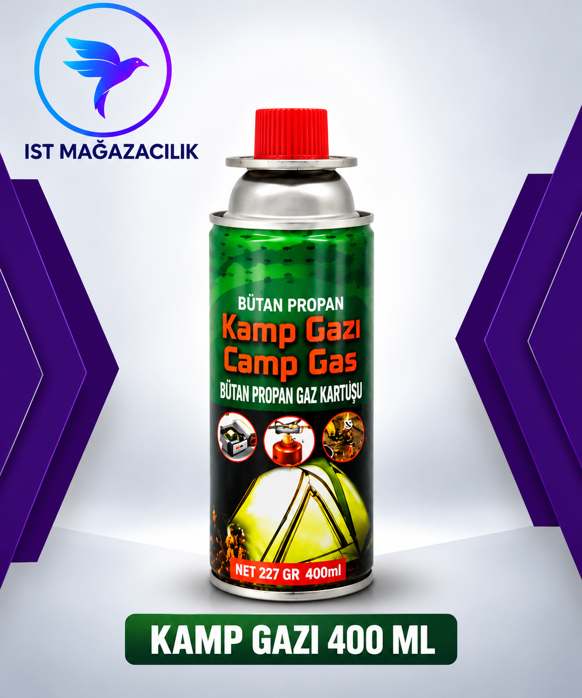 Steel Kamp Gazı 400 ml