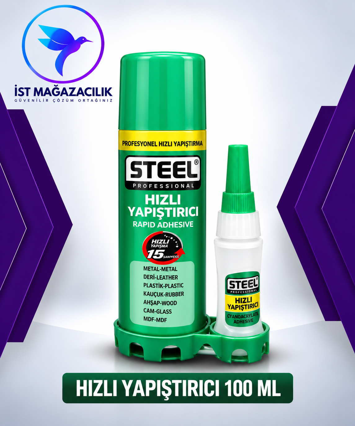 Steel Hızlı Yapıştırıcı 100 ml