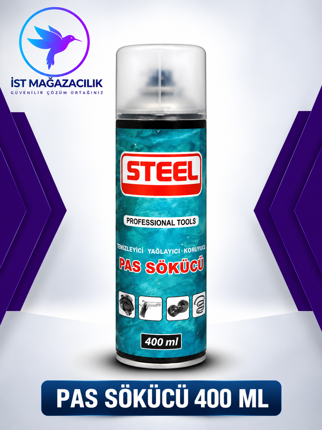Steel Pas Sökücü 400 ml